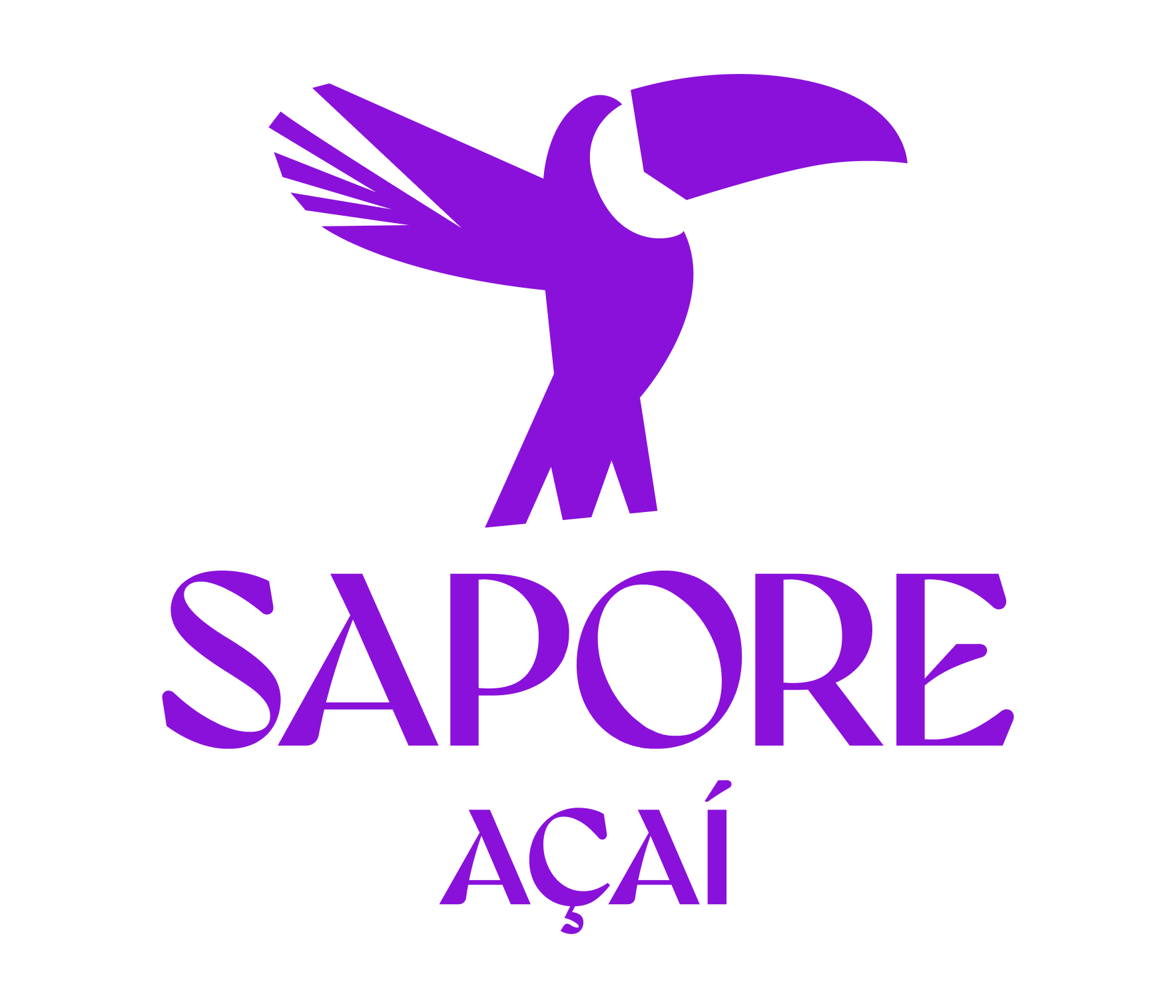 Logotipo Vertical SAPORE AÇAÍ